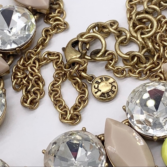 J. Crew Yellow and Beige Jeweled Necklace - Picture 3 of 3